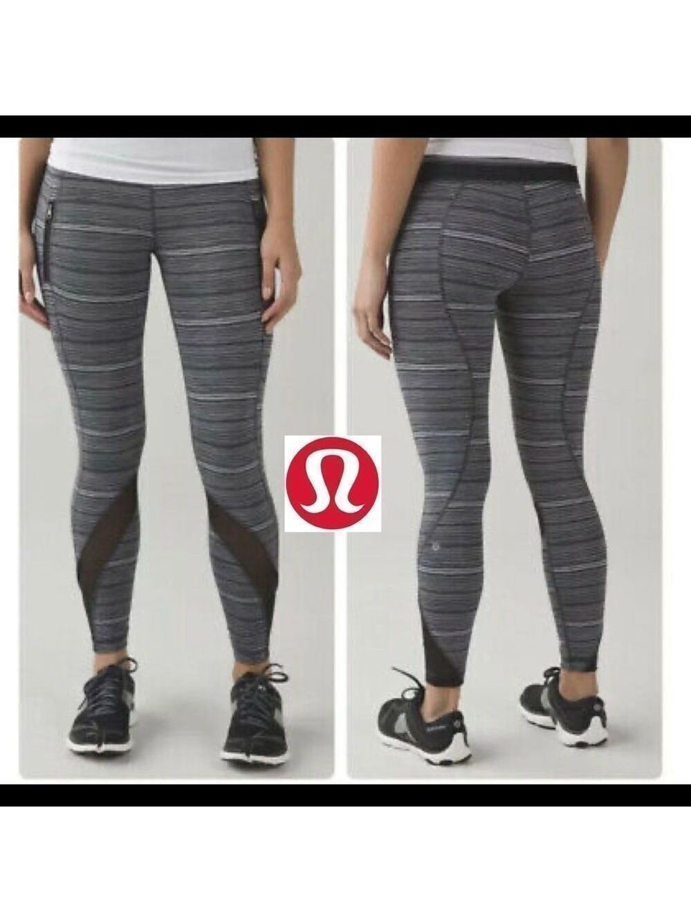 Lululemon Inspire Tight II (Mesh)
Cyber Black Deep Coal / Black Sz 6